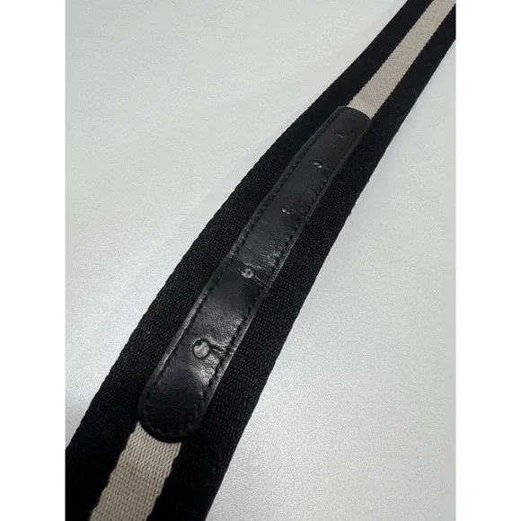 BallyBaldek Reversible Leather Striped/Black Belt EU 105/US 42 Italy